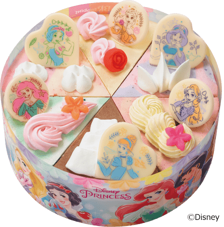 ケーキがおいしくドレスアップ お好みはどのプリンセス ディズニープリンセス パレット6 ディズニー サーティワン Harajuku Pop Web