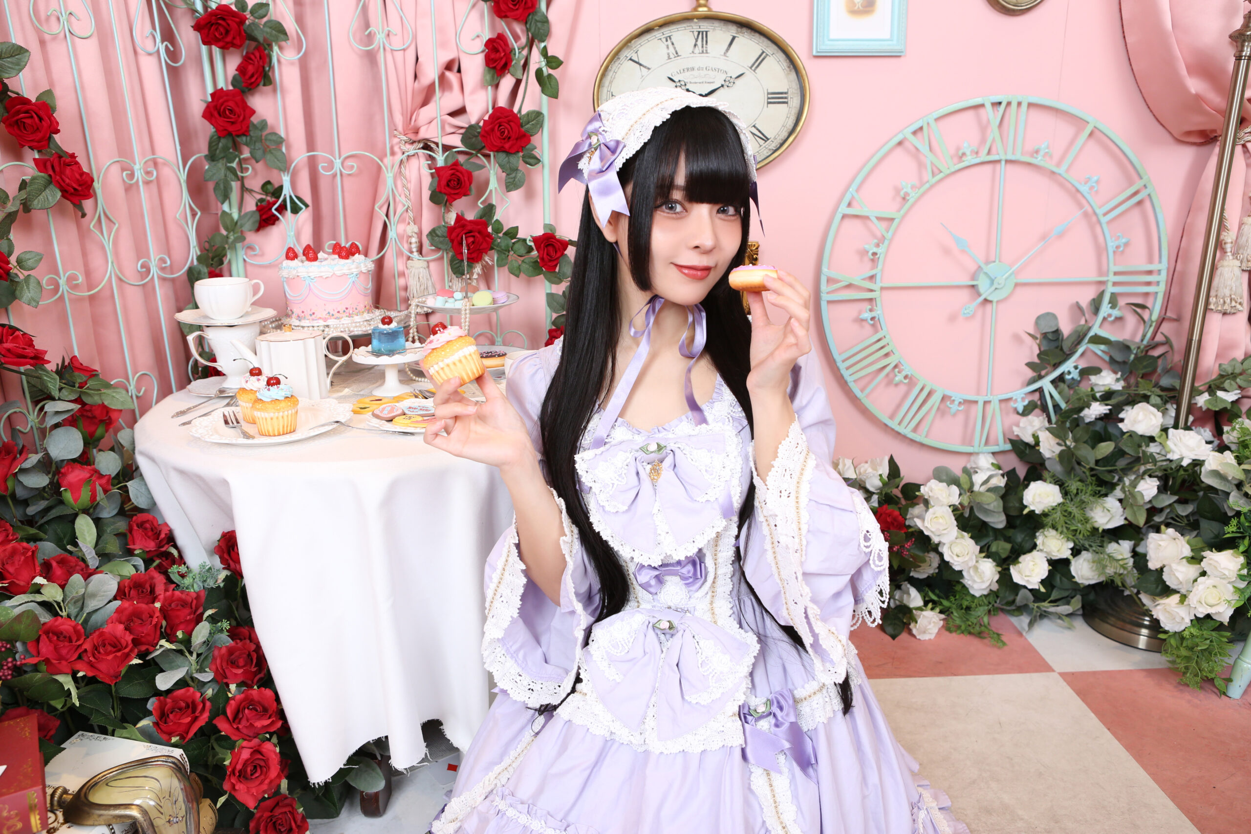 藤城リエちゃんがラベンダーカラーのお姫様に変身♡「ラフォーレ原宿