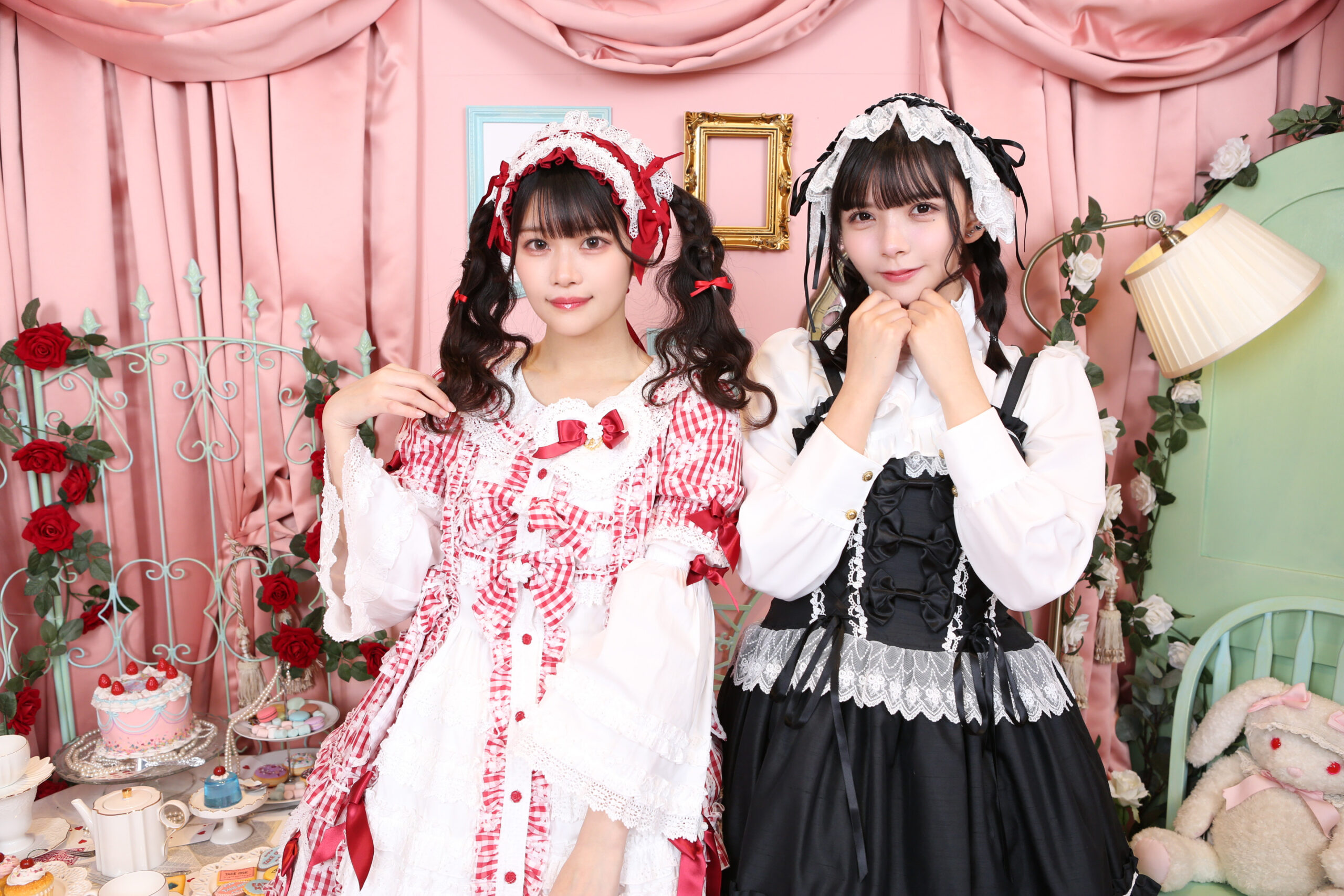 白石なこちゃん＆月詩あすちゃん（kimikara）がロリータ姿に変身