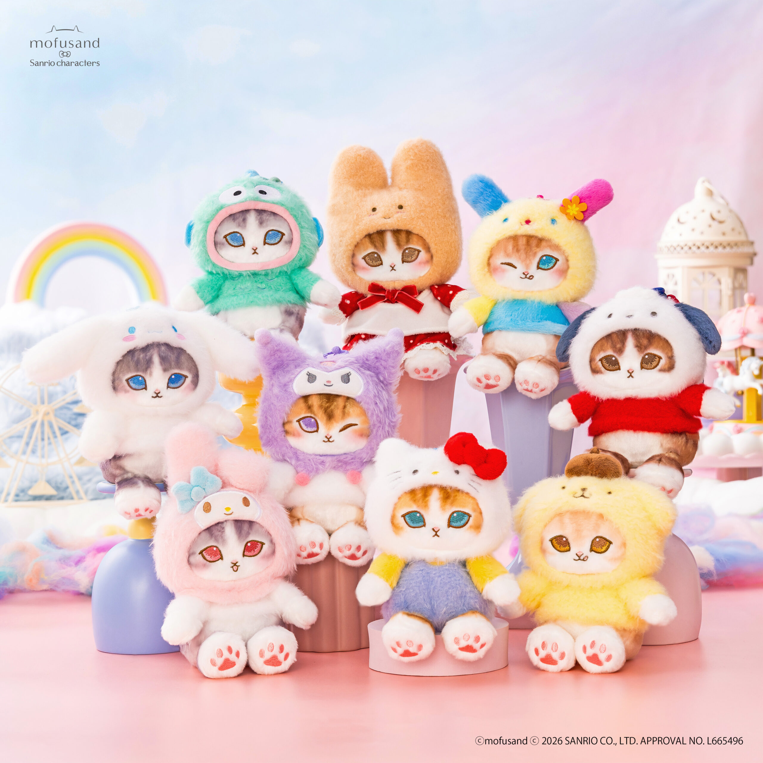 mofusand × サンリオキャラクターズ】夢のコラボ第3弾！テーマは「遊園